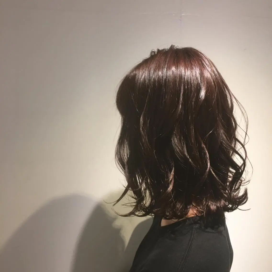 セミロング カラー カット ヘアカラー トリートメント しのはら まどかのヘアスタイル