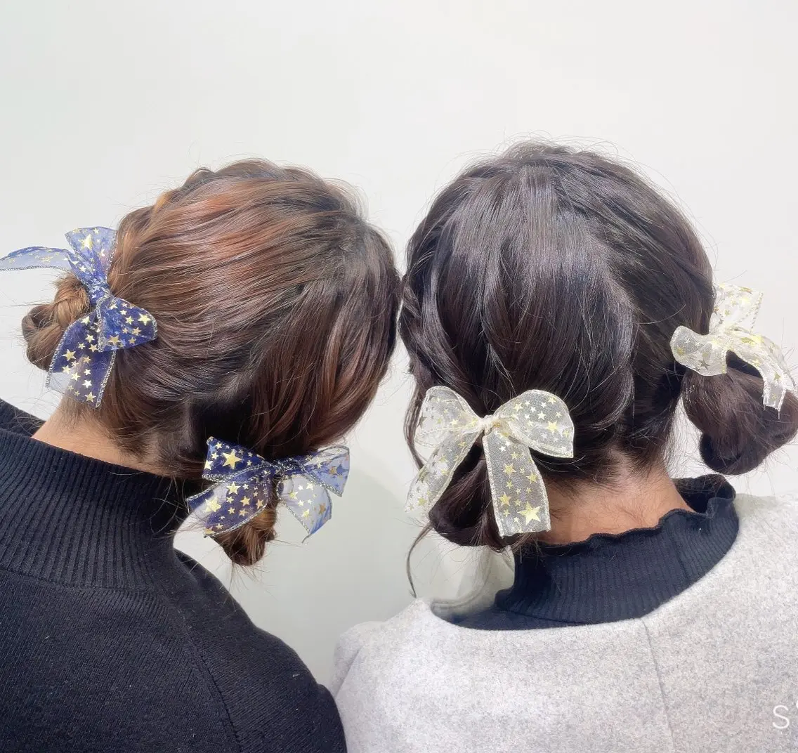 ヘアアレンジ お団子ヘア ヘアセット 新宿三丁目アイドル ヘアメイクたでぬまのヘアスタイル