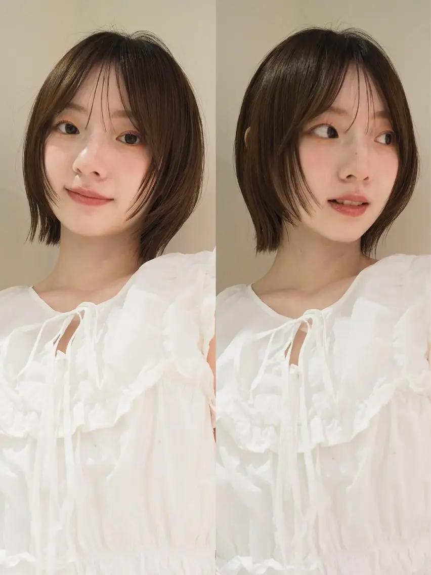 ショート カット トリートメント おしゃれボブ/暖色 カラー🧶いろはのヘアスタイル