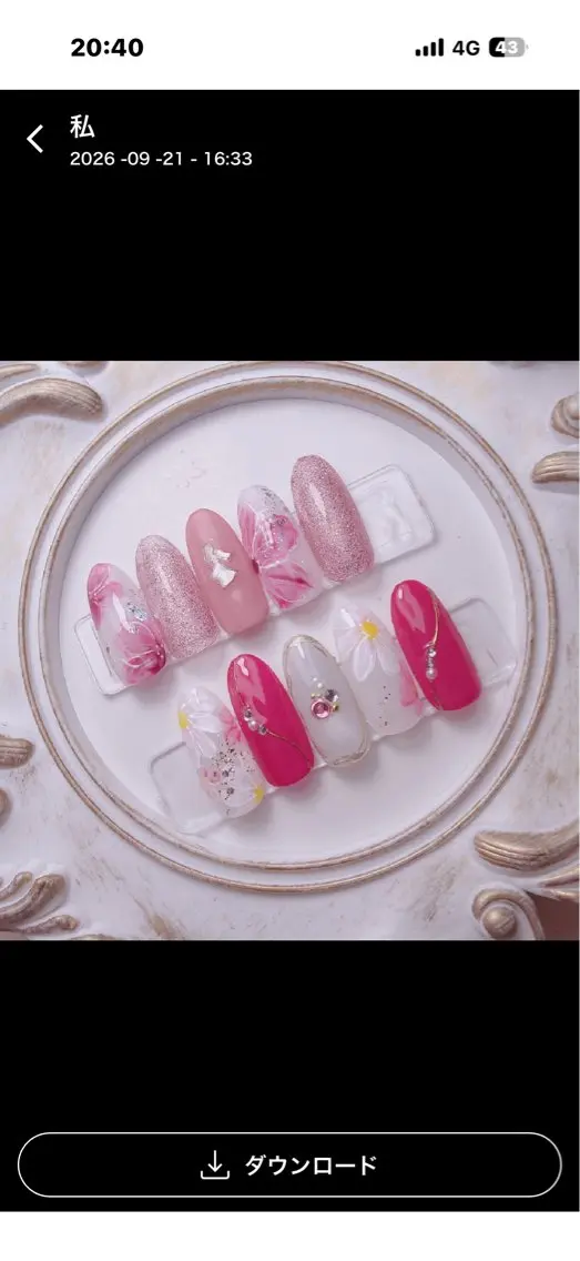 ネイル フラワーネイル Fululu nailのネイルデザイン