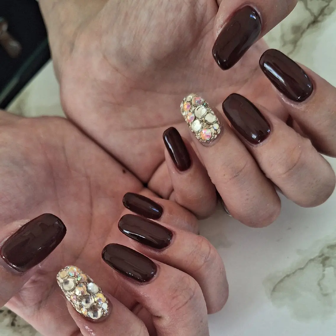 1本埋め付くしネイル💅の写真