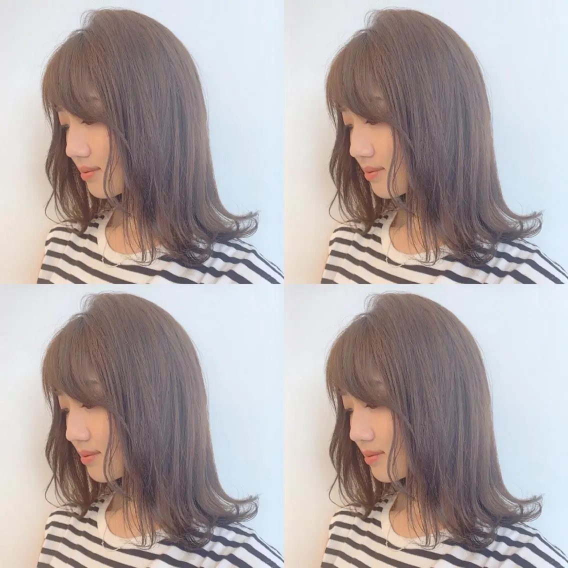 ミディアム 透明感カラー✂︎ YUKAのヘアスタイル