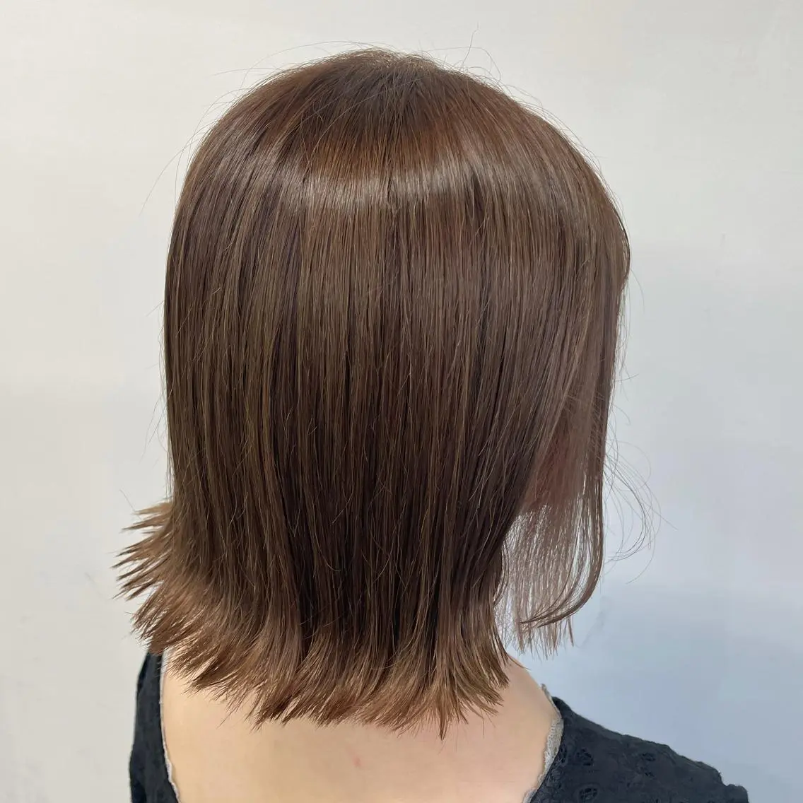 ショート カラー パーマ ヘアアレンジ メンズ キッズ ネイル マツエク・マツパ 透明感カラー・レイヤ ー🎀amika🎀のヘアスタイル