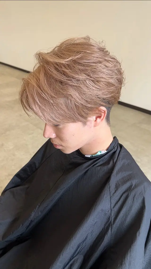 カラー メンズ カット ヘアカラー ciate HIROMUのヘアスタイル