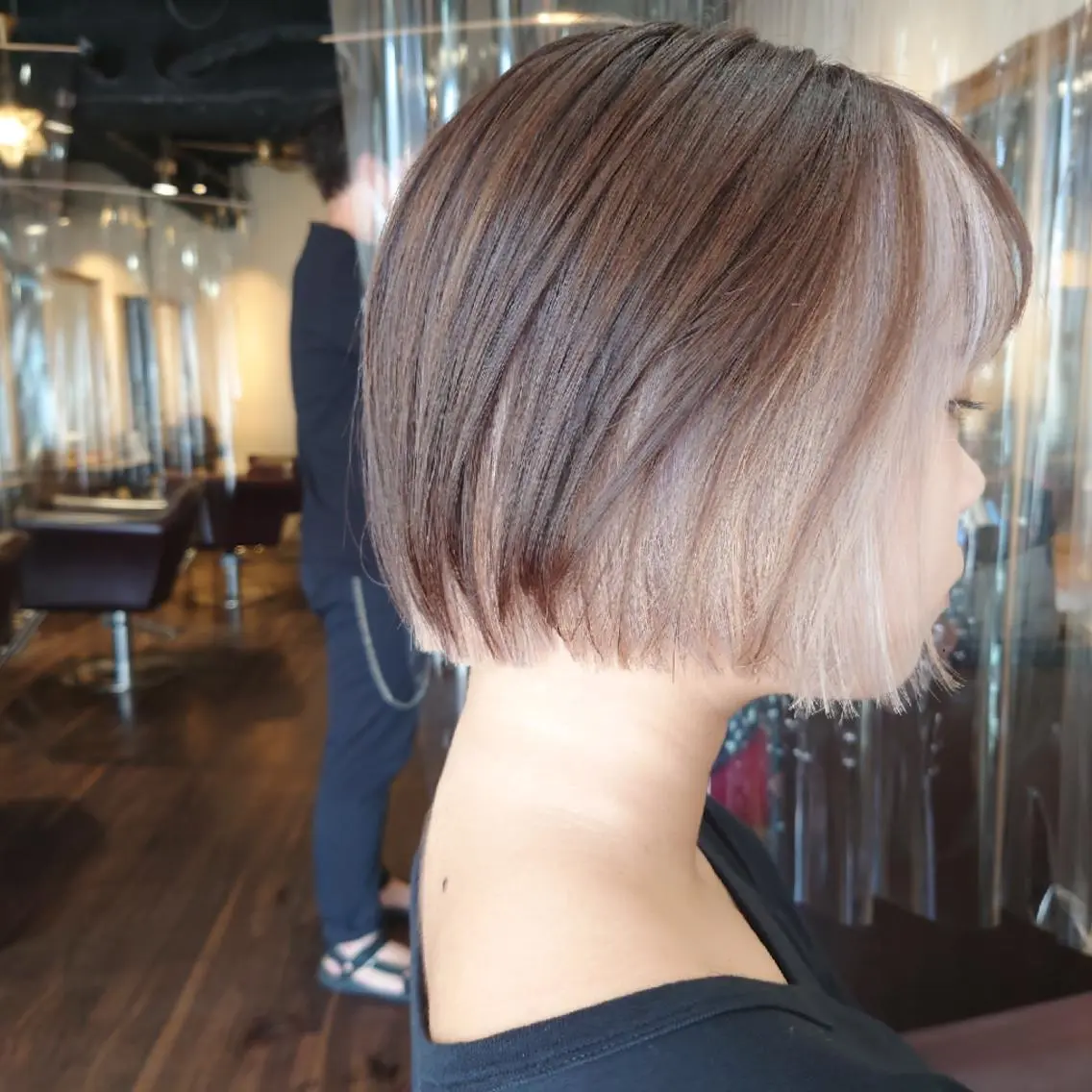 ショート カラー インナーカラー ヘアカラー トリートメント 艶髪✨ブリーチ職人 yasuのヘアスタイル