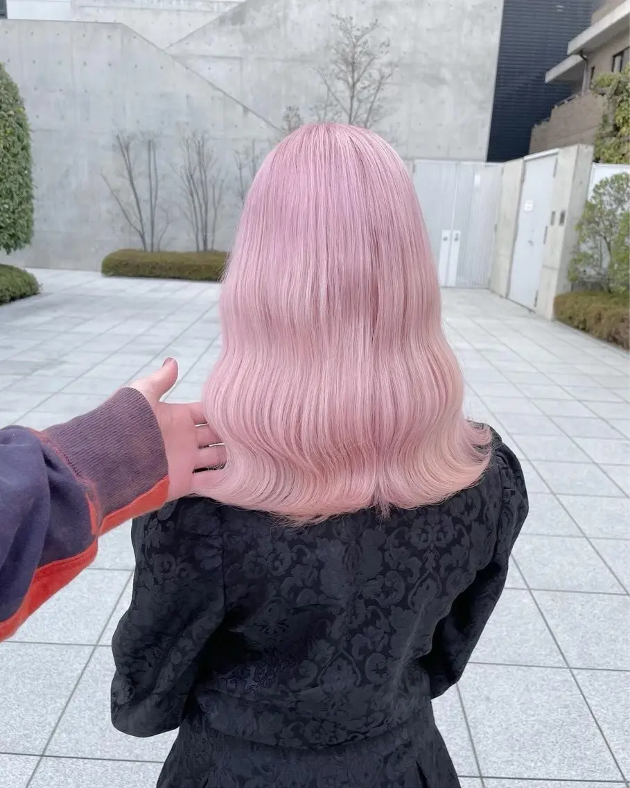 カラー ヘアカラー ⭐️ハイトーン⭐️ 💕SAKURA💕のヘアスタイル