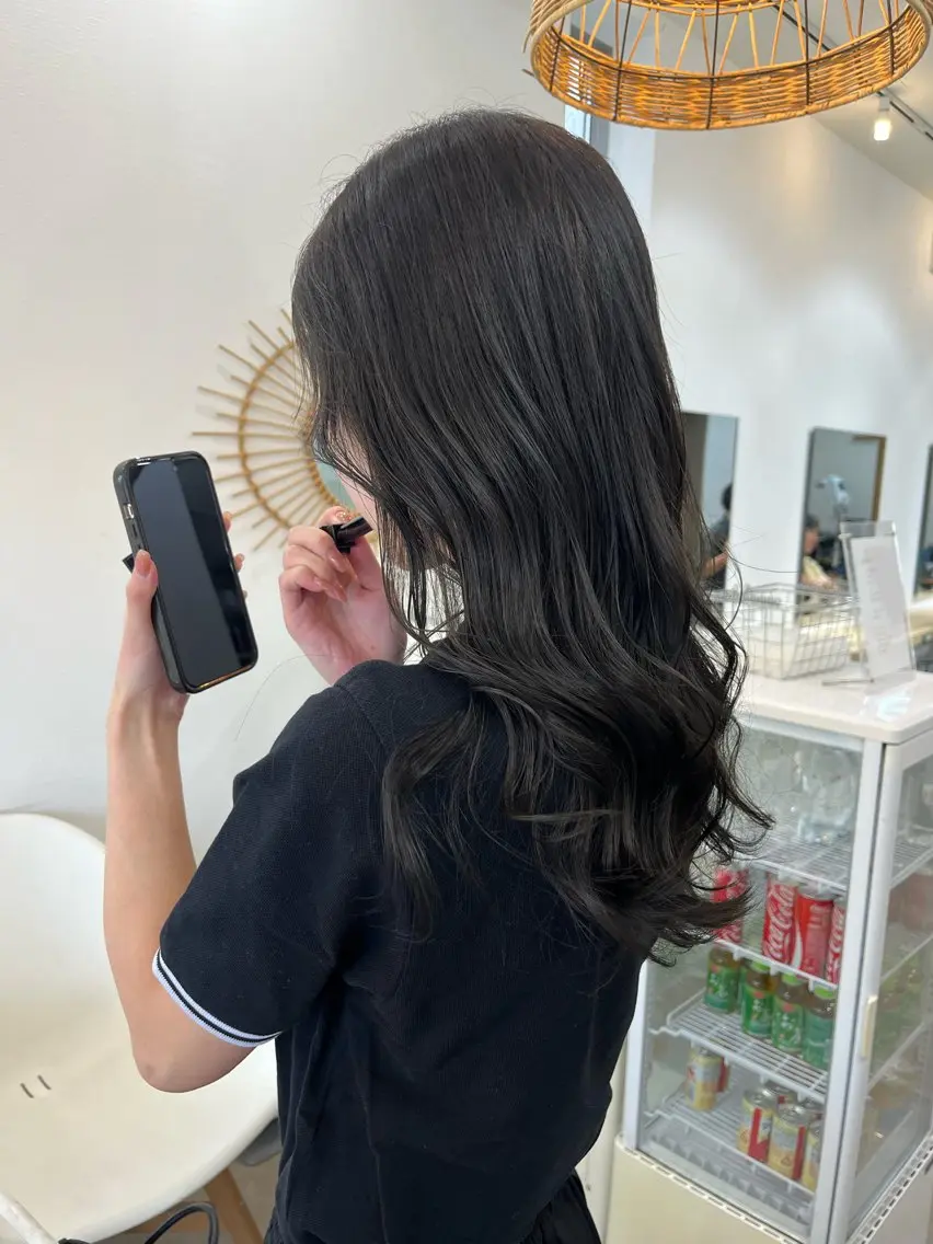 ロング カラー ヘアカラー トリートメント 🌼sunc HINAMI🌼のヘアスタイル