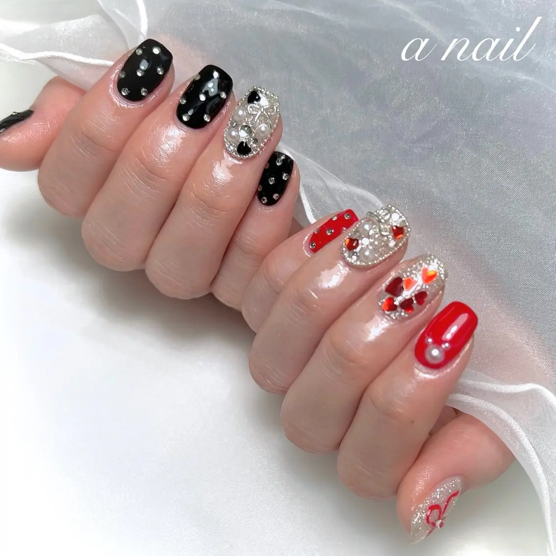 ネイル 持ち込み ハンドネイル Salon_ a.nailのネイルデザイン