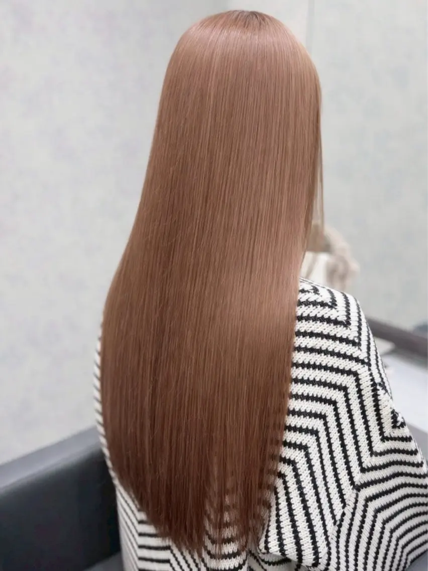 ブリーチカラー＋シールエクステ60本の写真