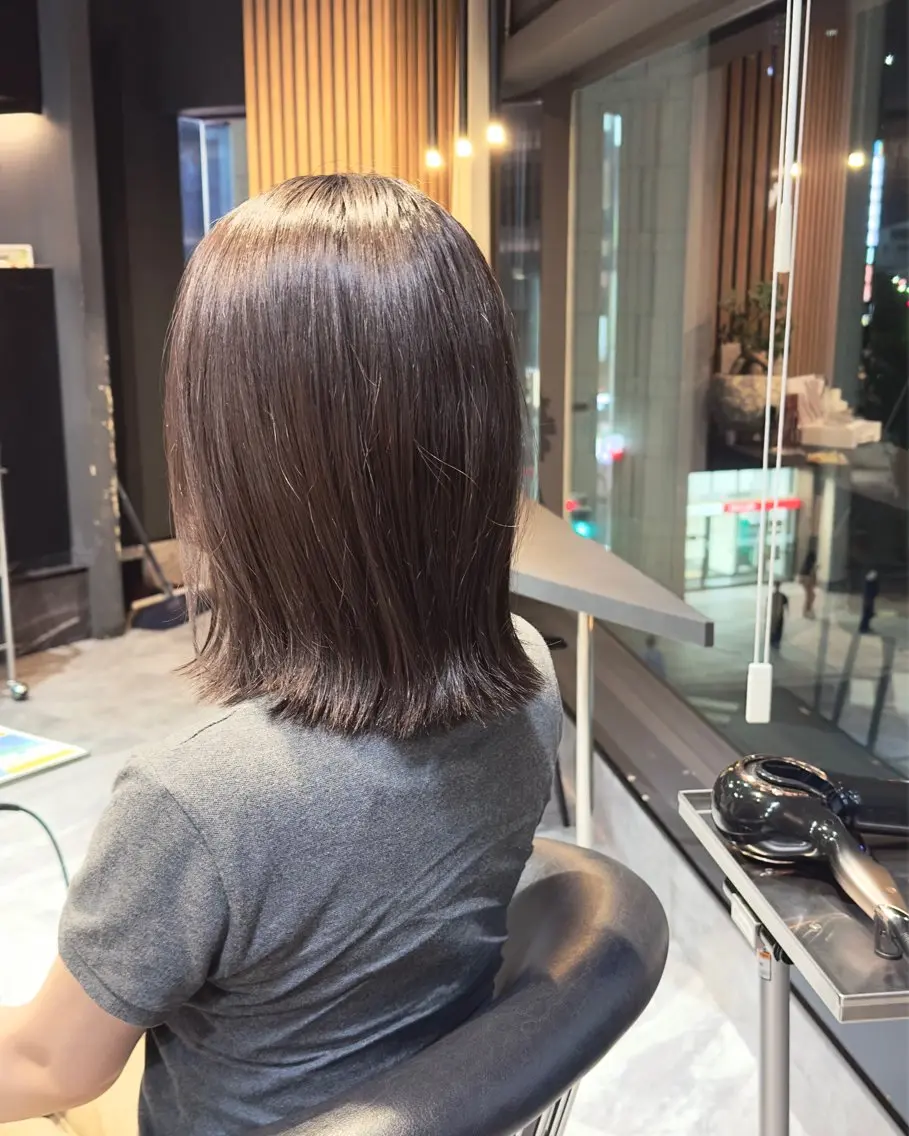 ミディアム 🎀透明カラー 🎀銀座/akaneのヘアスタイル