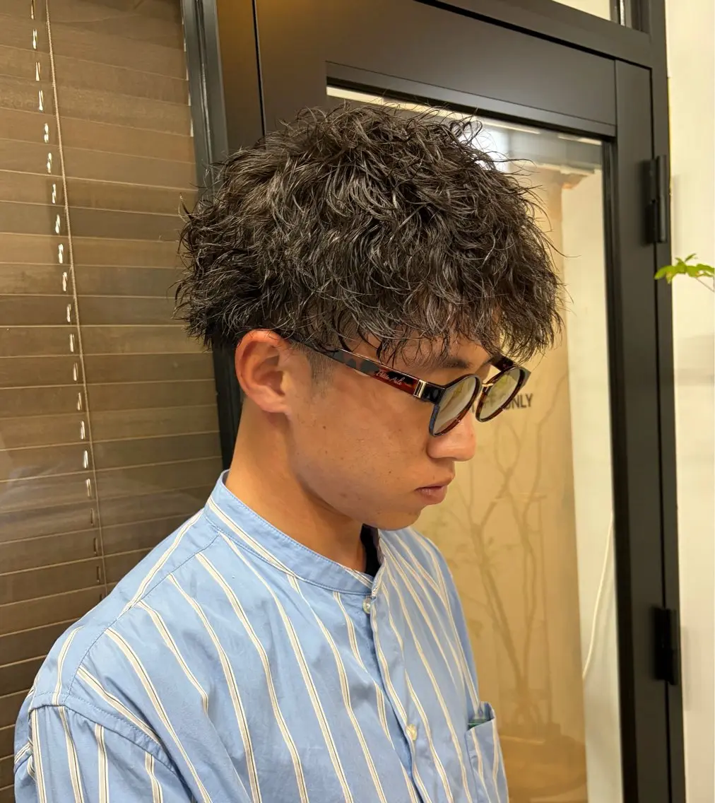 ショート メンズ カット パーマ 西條 航のヘアスタイル