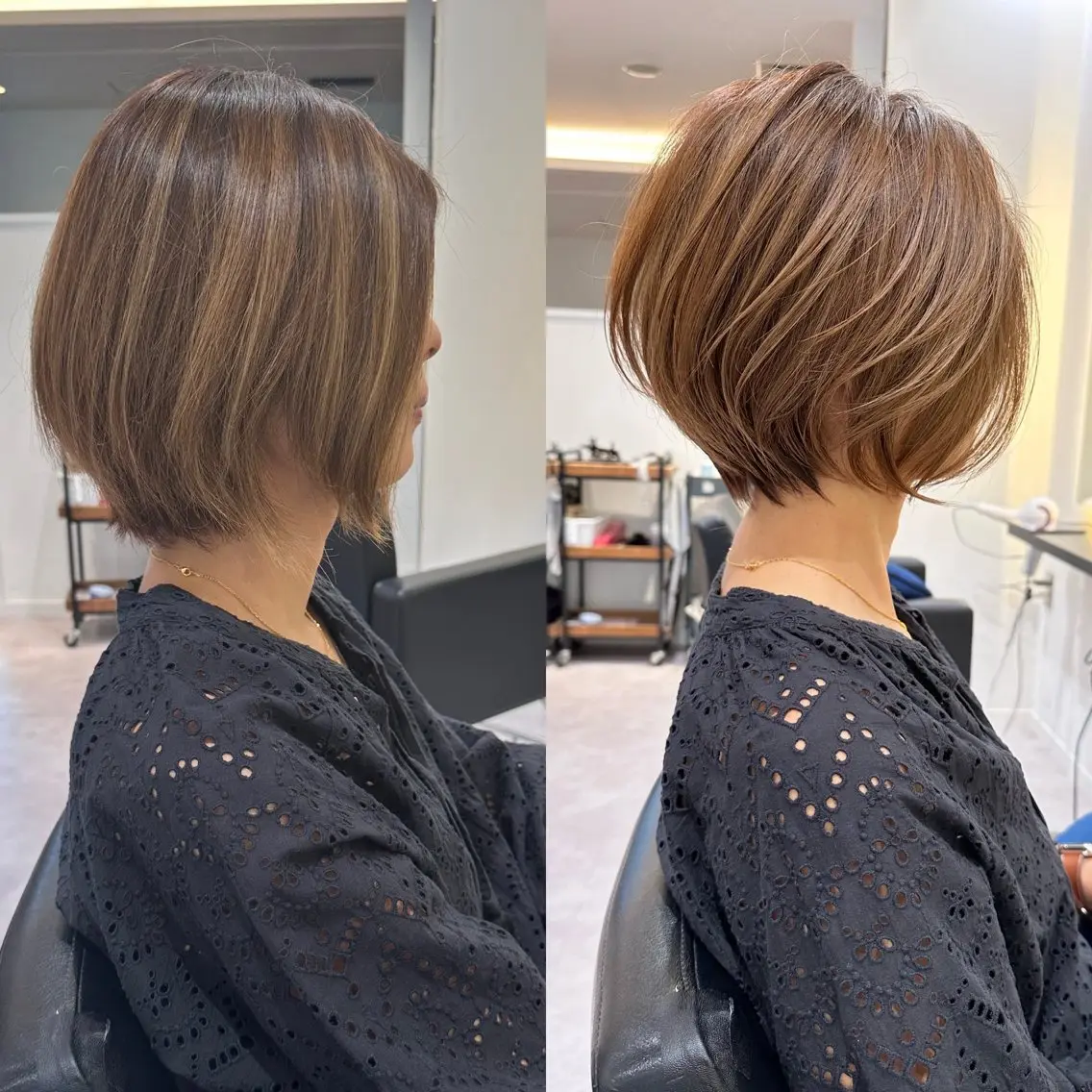 ショート カラー カット ヘアカラー 《カットで若返り》 ショート特化/‬荒砂のヘアスタイル