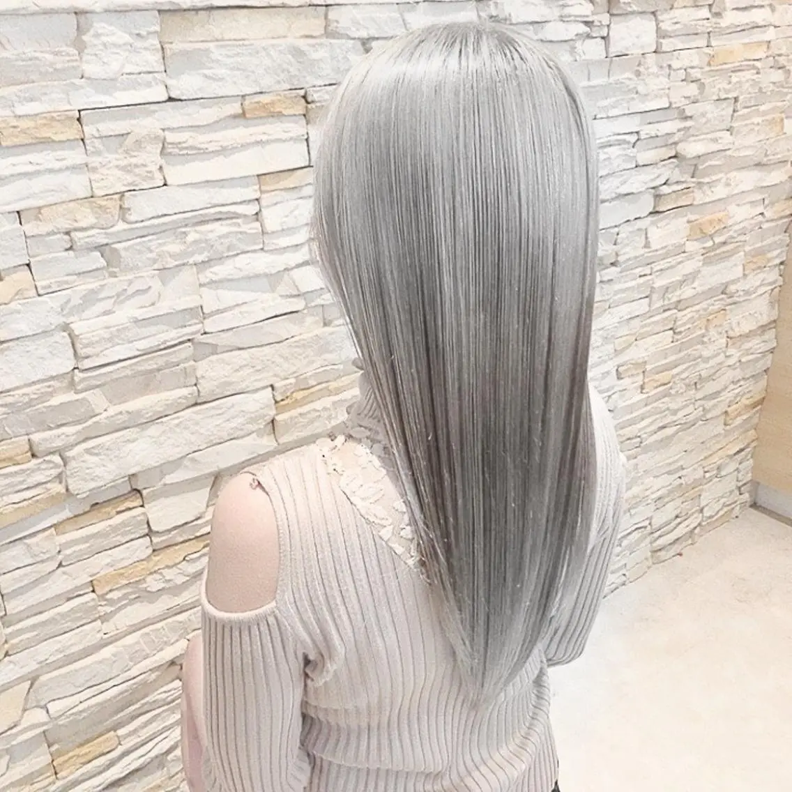 セミロング ヘアカラー トリートメント 🌿アロマヘアルーム 新宿店✂︎のヘアスタイル