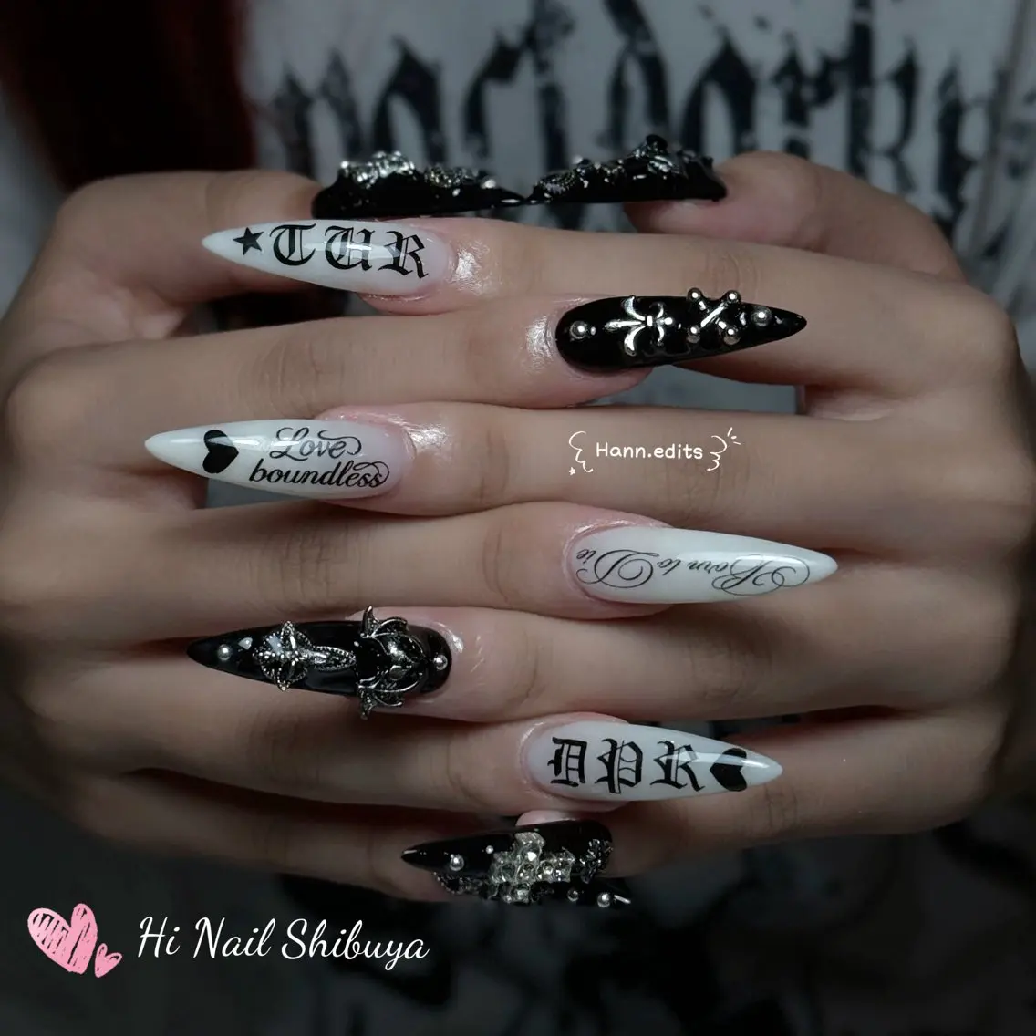 セミロング ハンドネイル Hi Nail 渋谷のネイルデザイン