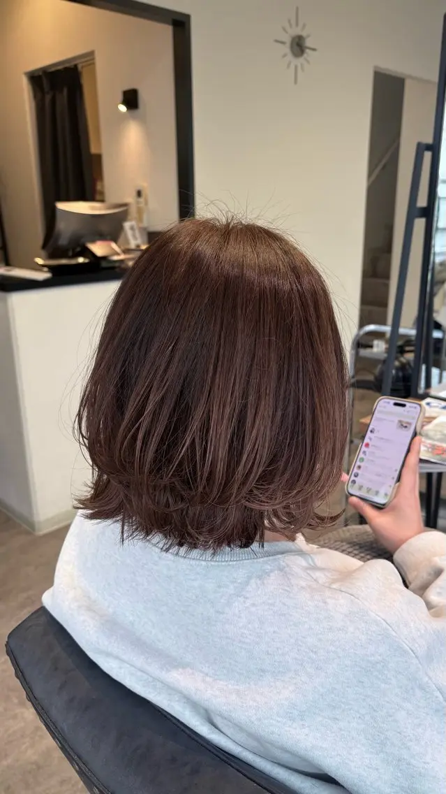 ミディアム カット カットモデル✂️ ゆうかのヘアスタイル