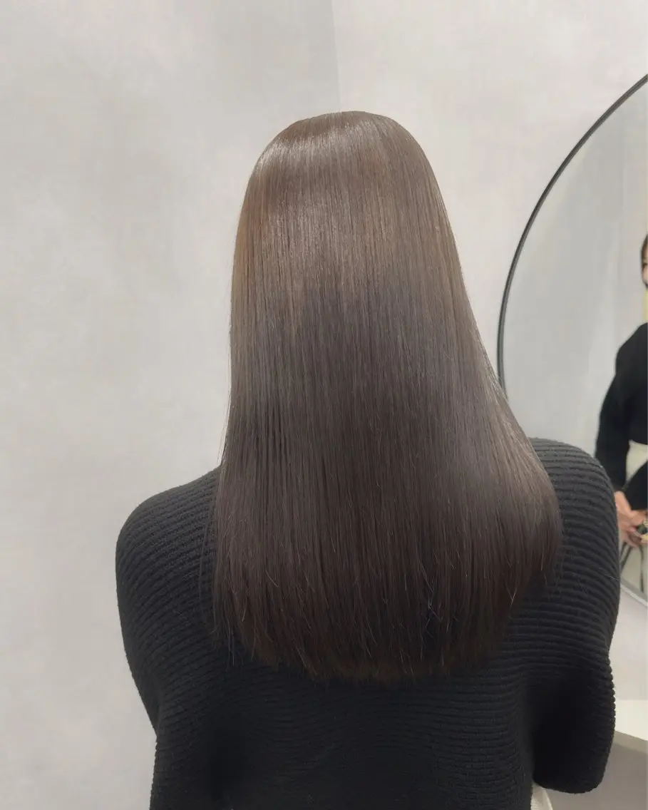 - ̗̀髪質改善 ̖́-💎トリートメントNo.1💎カット+ヘアカラー+最高級髪質改善トリートメント7工程の写真