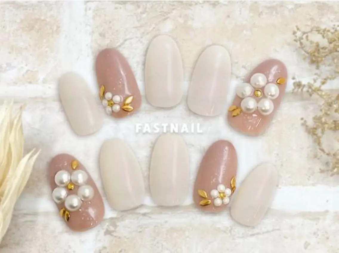 ネイル 春ネイル FASTNAIL 立川店のネイルデザイン
