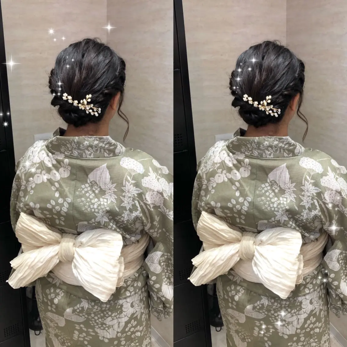 ヘアアレンジ 🐈‍⬛momo🐾 ブリーチ・Wカラーのヘアスタイル
