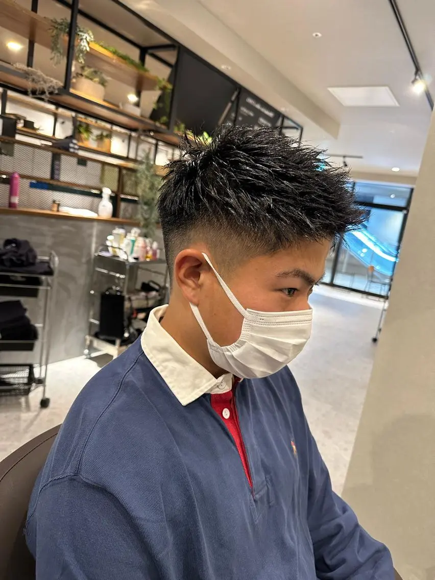 【メンズも注目!】似合わせカット + 頭皮のお掃除ショートヘッドspa & リンパマッサージの写真
