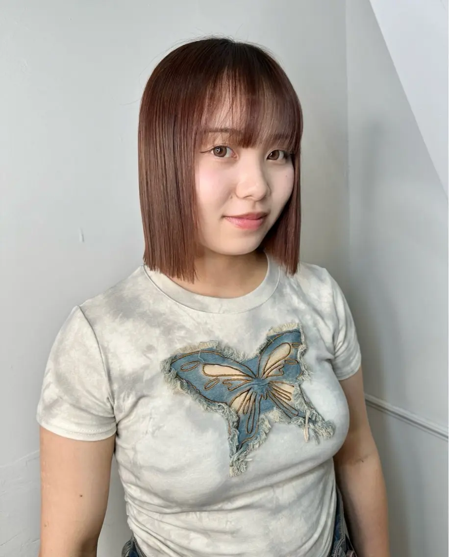 ショート カット 心斎橋 韓国レイヤ ー指名No.1renのヘアスタイル