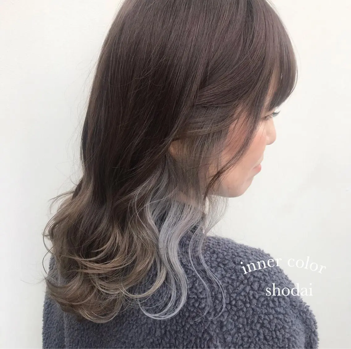 ロング カラー ヘアアレンジ ブリーチ ハイトーンカラー ヘアカラー トリートメント ハイライト、レイヤー カット/西梅田/中西のヘアスタイル