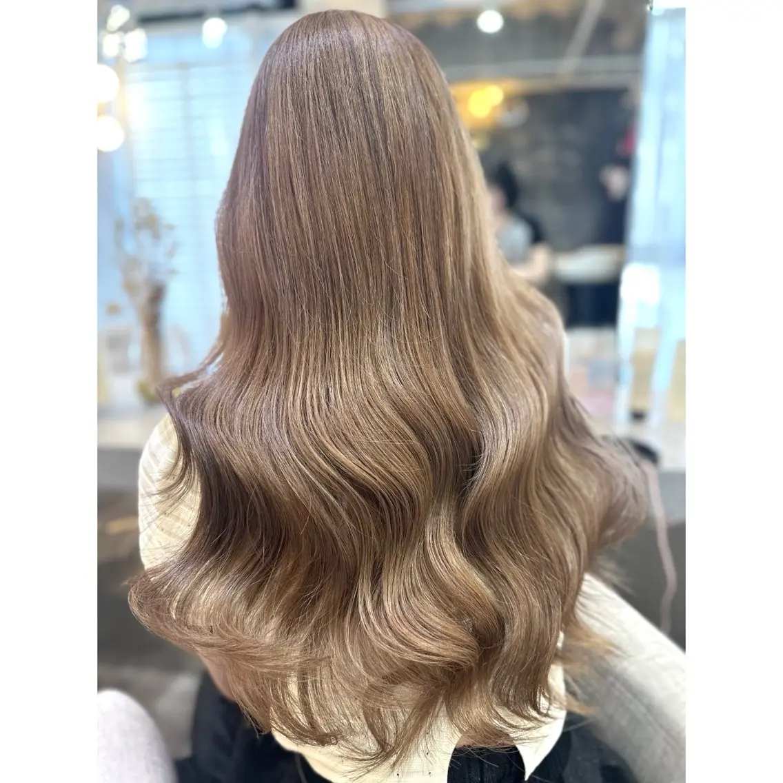 ロング ヘアセット 🖤kana/艶髪/ 韓国風暗髪カラー🖤のヘアスタイル