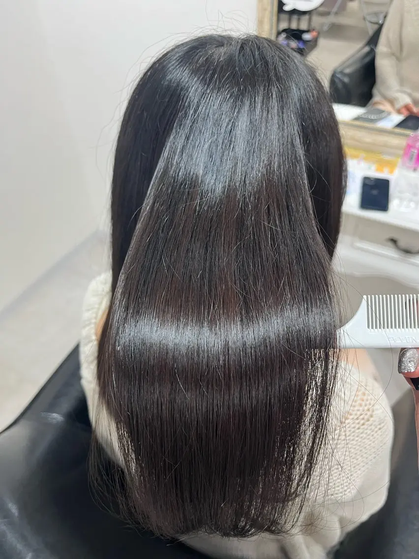 ロング り せのヘアスタイル