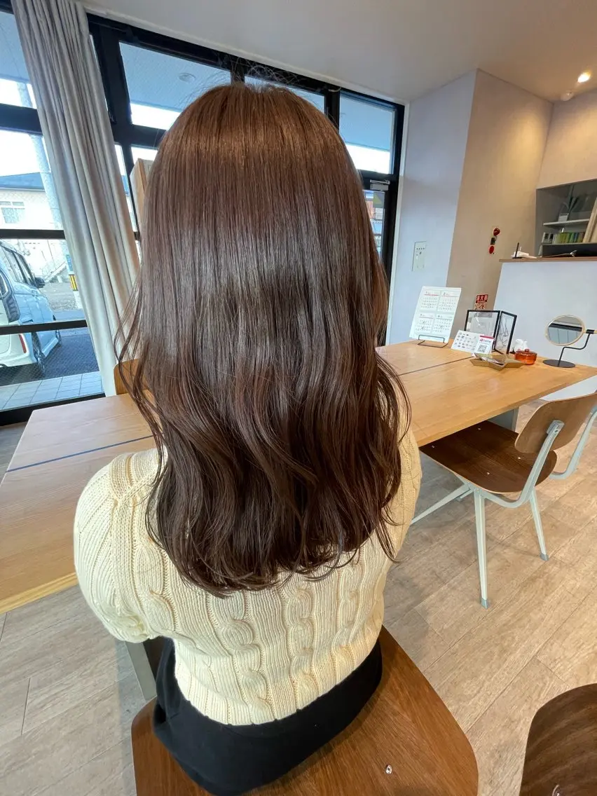 セミロング カット ヘアカラー anuenue🌿 西村砂羽のヘアスタイル
