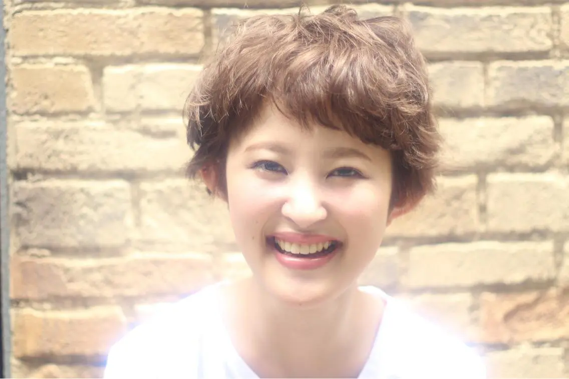 ショート カラー アッシュ ベージュカラー ショートヘア 縮毛矯正×髪質改善 店長　DAITOのヘアスタイル