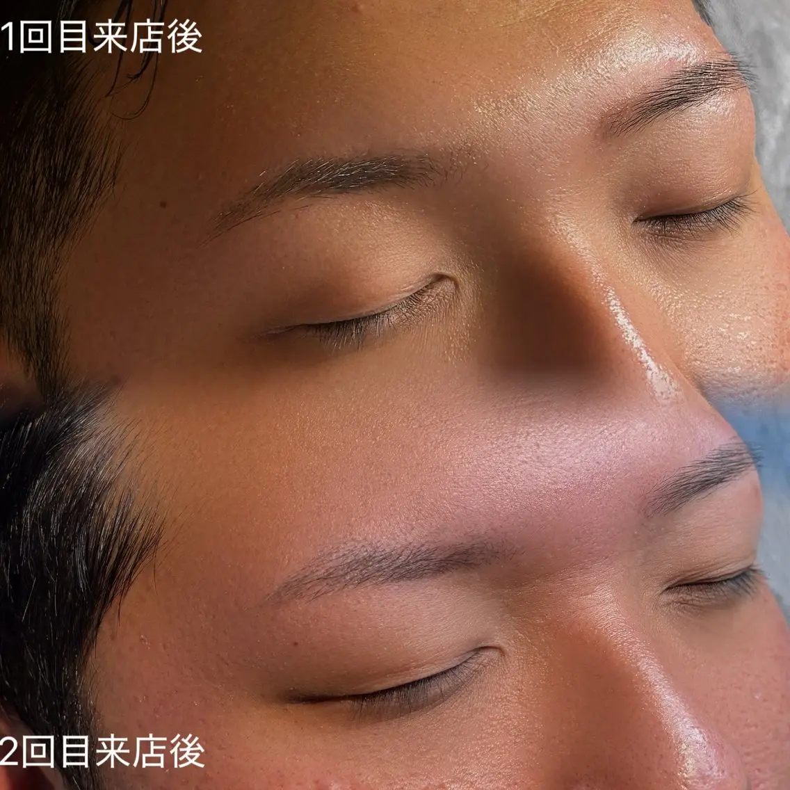 メンズ アイブロウ ワックス脱毛 眉カット その他(アイブロウ) lieu plie riinaのマツエク・マツパデザイン