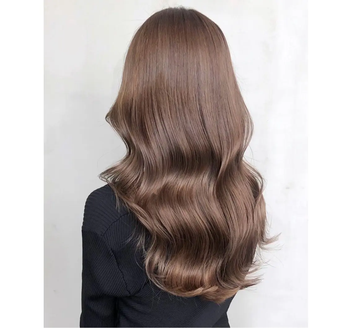 ロング カラー ヘアカラー トリートメント 透明感Color🩶 髪質改善 ユウナ🦋のヘアスタイル