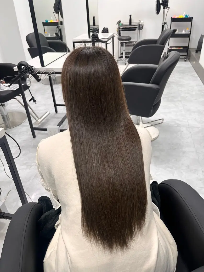 ロング 縮毛特化ACTION 心斎橋　辻　奈々のヘアスタイル