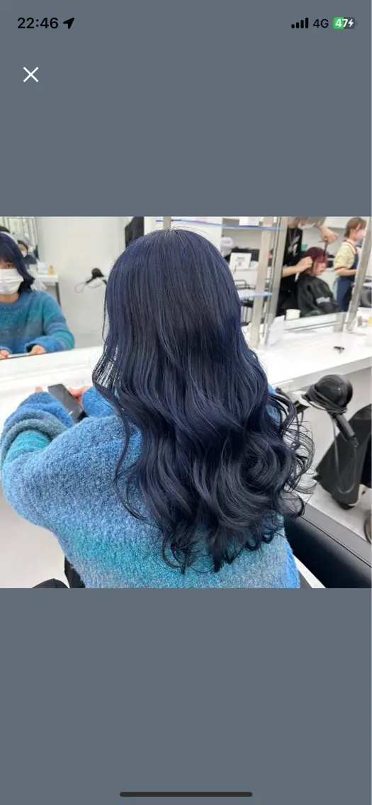 セミロング カラー パーマ ヘアアレンジ 透明感ブリーチカラー 🌈TOMOHIROのヘアスタイル