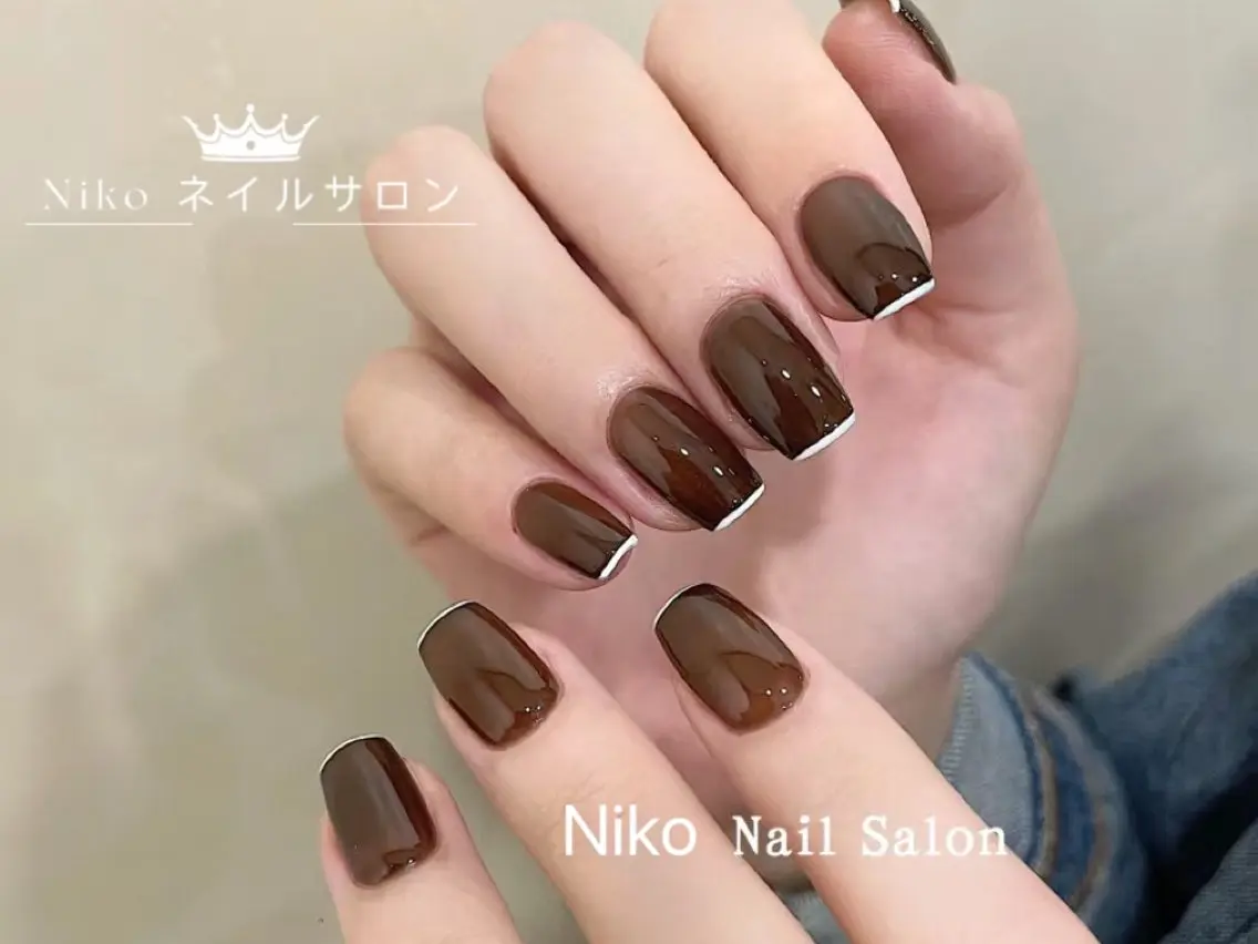 ネイル ジェルネイル ハート 韓国ネイル ニュアンスネイル パラジェル Nikoネイルサロン 高田馬場店のネイルデザイン