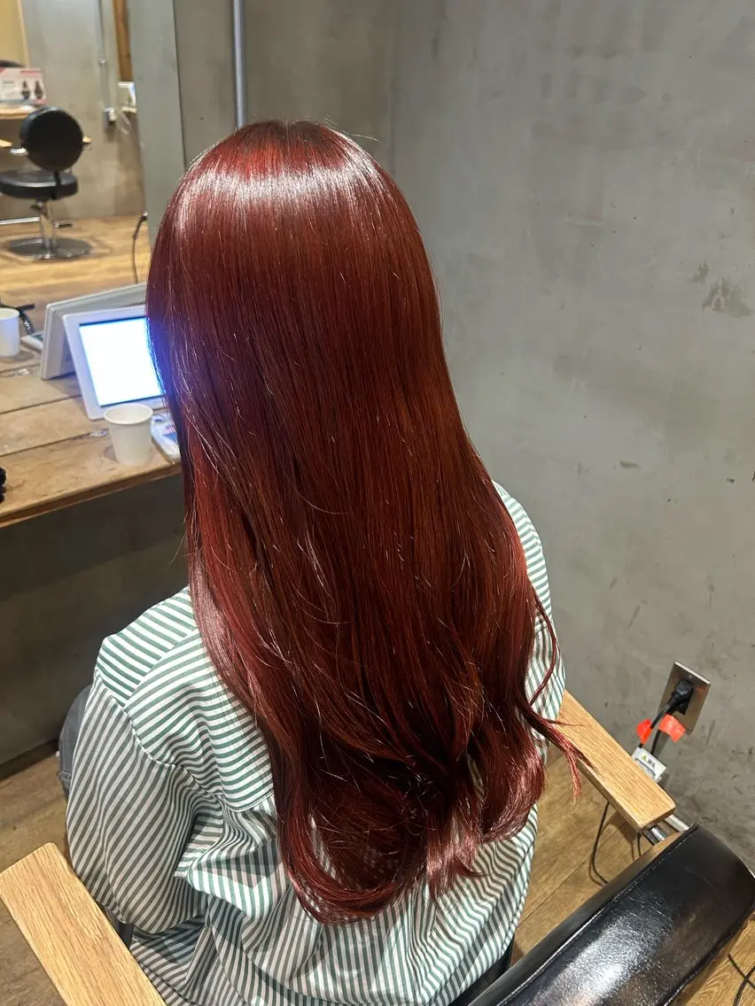ロング カラー ヘアアレンジ カット ヘアカラー トリートメント 【 Lafith 】 WAKOのヘアスタイル