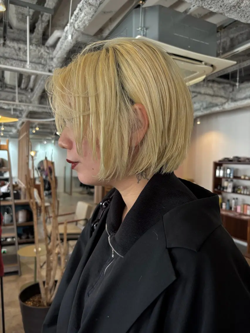 ショート ボブ カット トリートメント yu maのヘアスタイル