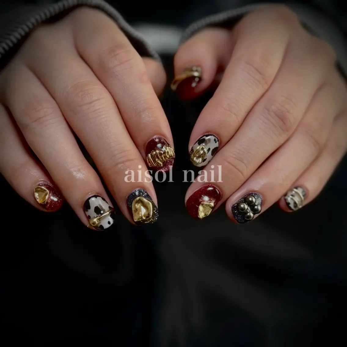 ネイル ショートネイル ハンドネイル Aisol nail salonのネイルデザイン