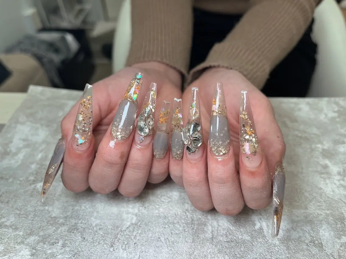 スカルプアート　派手め✨の写真