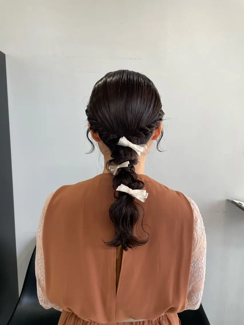 ヘアアレンジ ヘアセット メンズモテパーマ💙 fuwaのヘアスタイル
