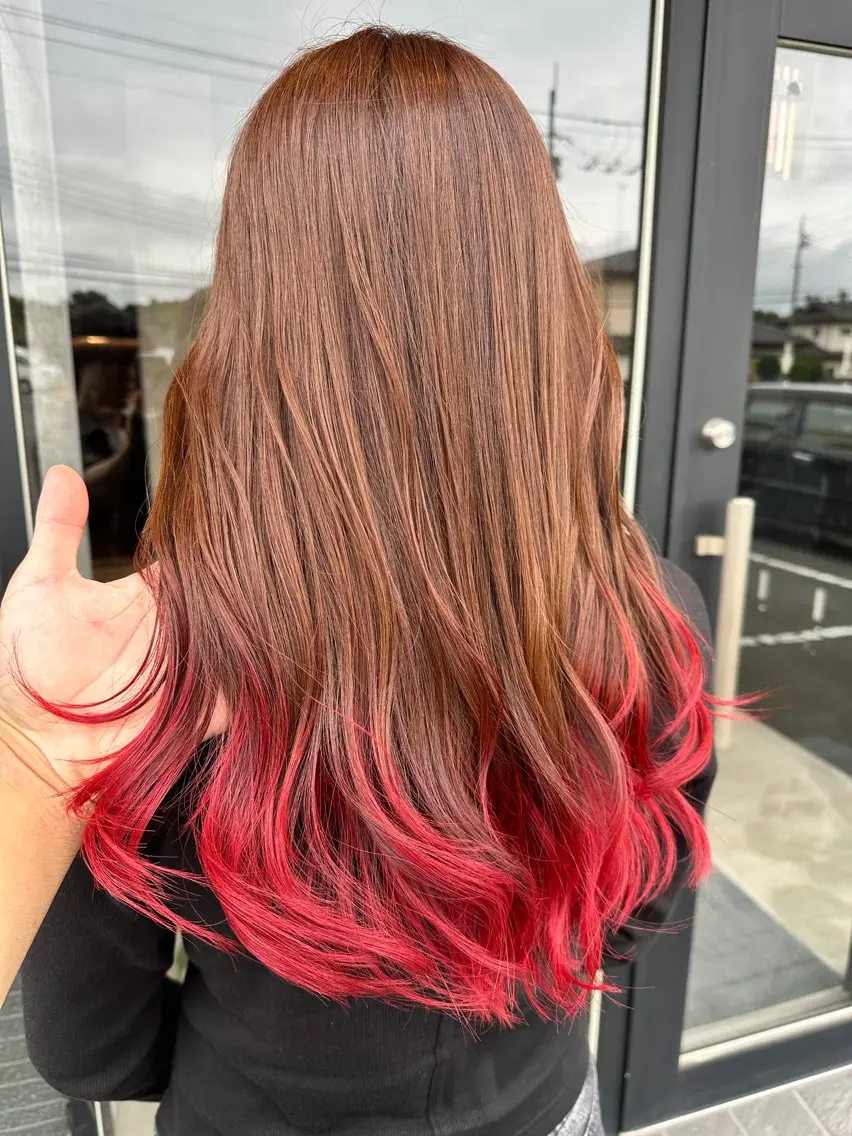 ロング カラー ヘアカラー トリートメント 髪質改善/艶髪様 🍎豊田修太郎のヘアスタイル