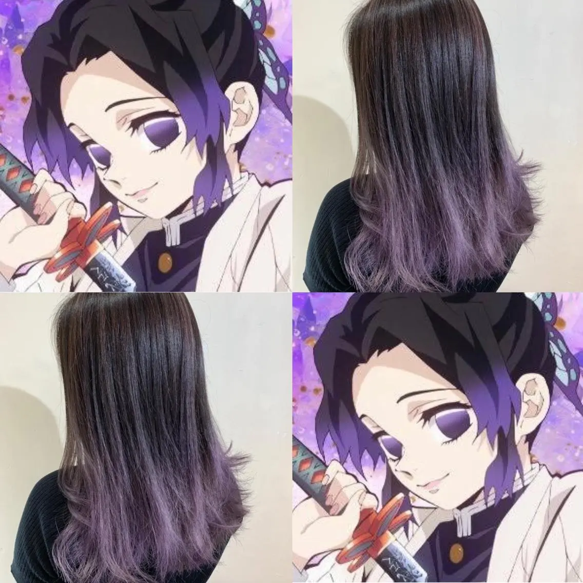 セミロング カラー ブリーチ グラデーションカラー ラベンダーカラー ヘアカラー JIL BLAN千葉 代表 Toshikiのヘアスタイル