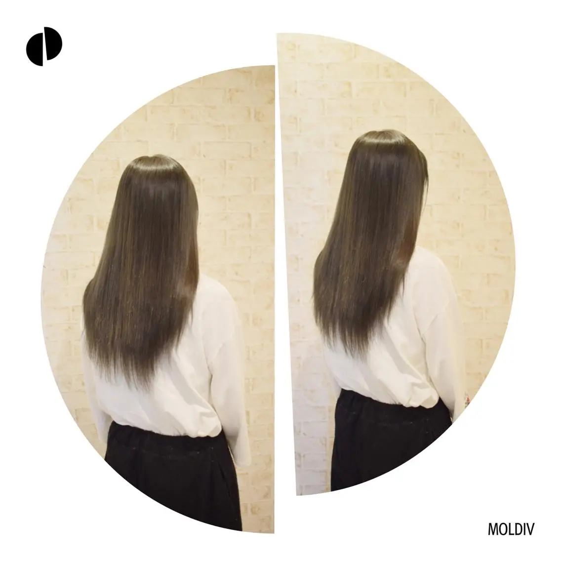 ロング カラー ネイビーカラー ✨縮毛矯正✨髪質改善 ナカシマ ユミのヘアスタイル