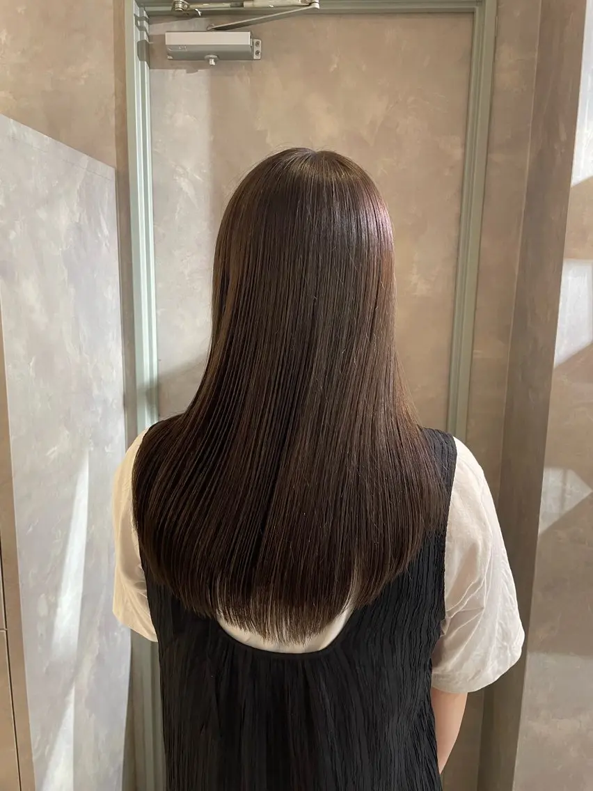 ロング カット ヘアカラー トリートメント tocca千葉店 /せりなのヘアスタイル