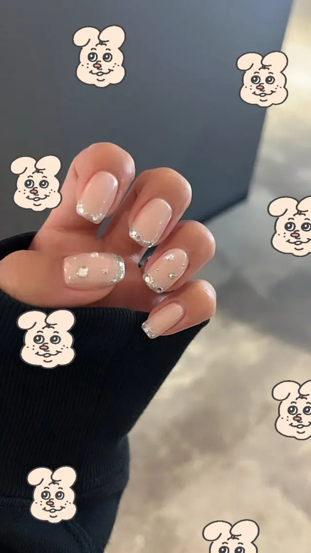 【オフあり】フレンチネイルの写真
