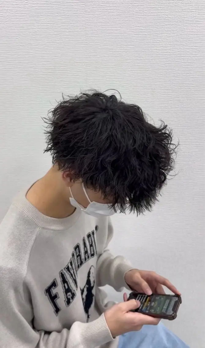 メンズ メンズパーマ メンズモデル募集中 🫧MIRAN🫧のヘアスタイル