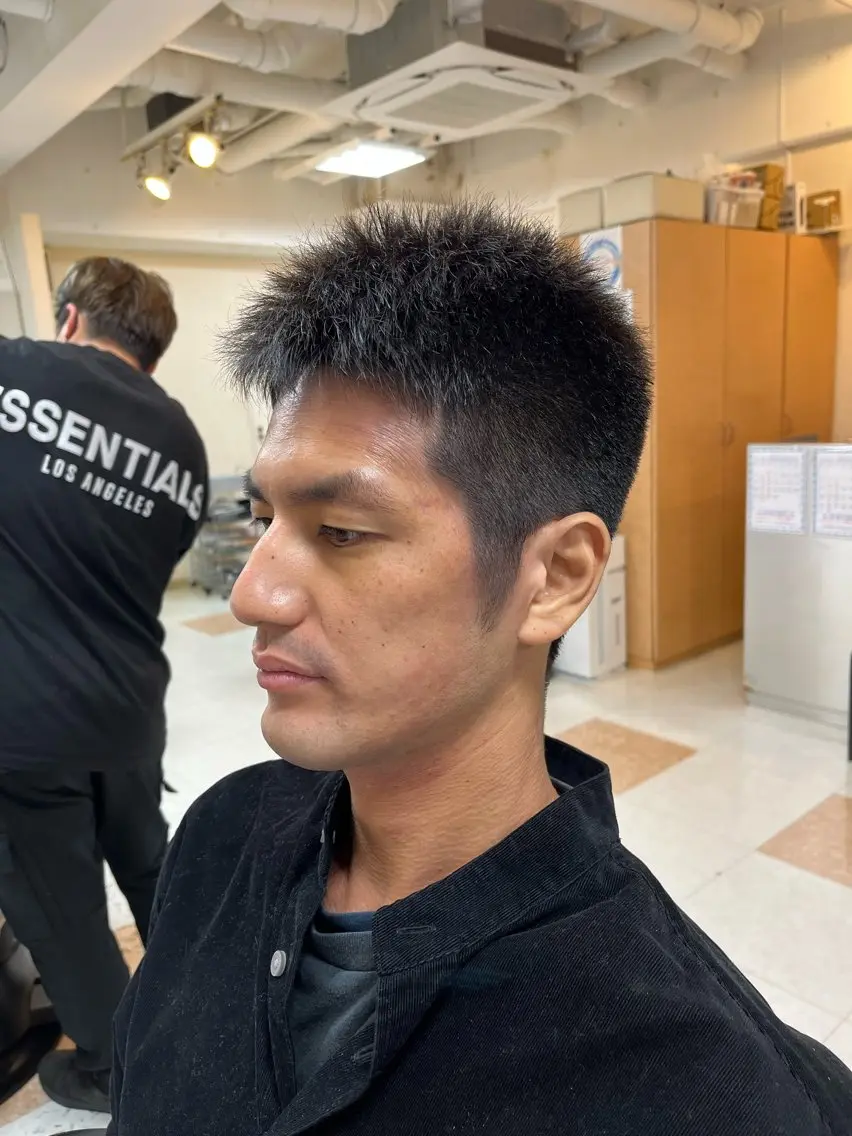 ショート メンズ モヒカン ソフトモヒカン ✂︎men's hair✂︎立石亮のヘアスタイル