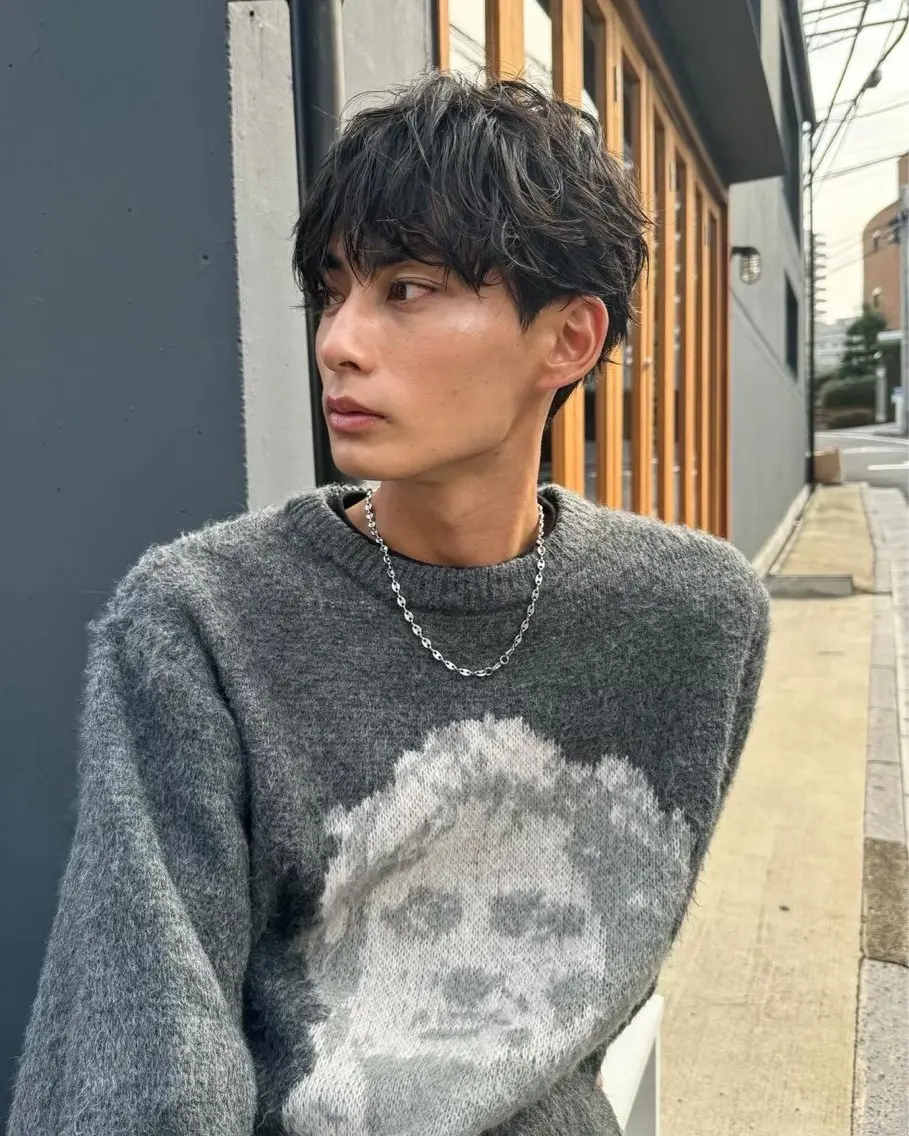 カット+シャドウーパーマの写真