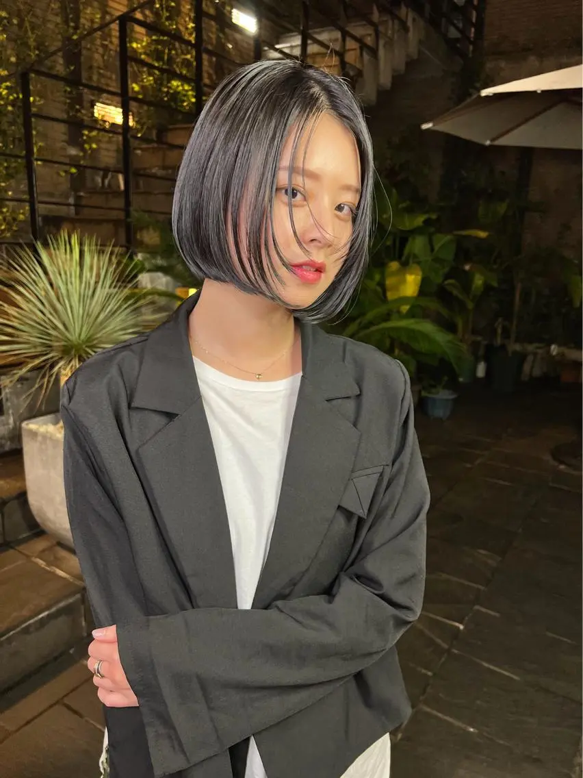 🥰ボブカット🥰&ワンカラー& うる艶4stepトリートメントの写真