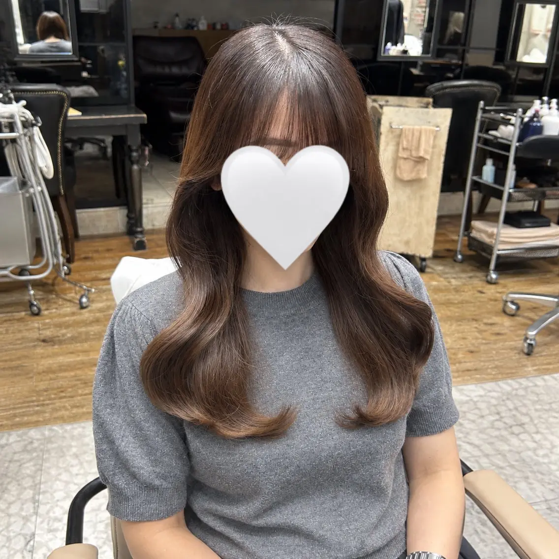 セミロング レイヤーカット /アレンジ和田茉日琉のヘアスタイル