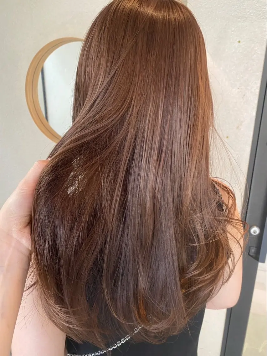 【ミディアムの方✨ブリーチなし】透明感カラー💖の写真